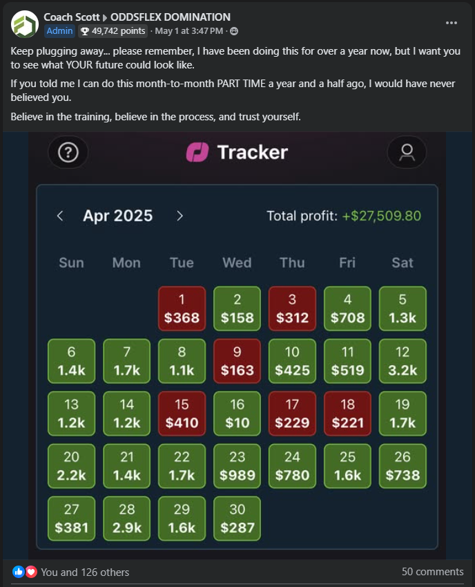 Sports betting arbitrage testimonial